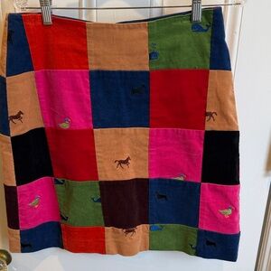 Lilly Pulitzer Colorful Patchwork Skirt